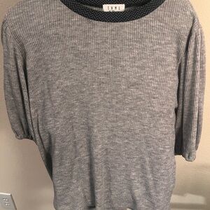 THML Gray Ribbed Sweater